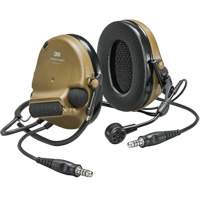 Casque VI NIB avec deux fils de sortie Peltor ComTac, Style Cordon cervical, 22 dB Superchem Industries