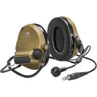 Casque VI NIB avec fils de sortie unique Peltor ComTac, Style Cordon cervical, 22 dB Superchem Industries