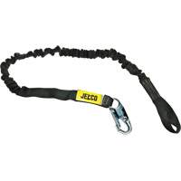 Arc Flash Shock Absorbing Lanyard, 6', Locking Snap Hook Center, Choke-Off Loop Leg Ends, Nylon Superchem Industries