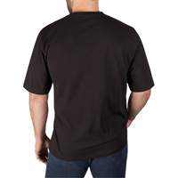Heavy-Duty Pocket T-Shirt, Men's, Small, Black Superchem Industries