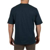 Heavy-Duty Pocket T-Shirt, Men's, Small, Blue Superchem Industries