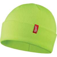 High-Visbility Cuffed Beanie, One Size, Green Superchem Industries