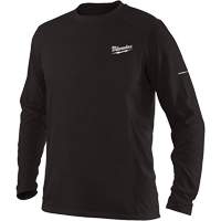 Workskin Long Sleeve Shirt, Men's, Small, Black Superchem Industries