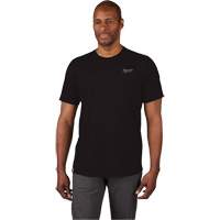 Hybrid Work Tee Shirt, Men's, Small, Black Superchem Industries