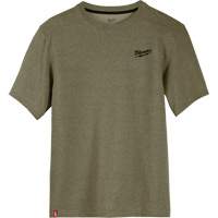 Hybrid Work Tee Shirt, Men's, Small, Green Superchem Industries