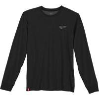 Hybrid Work Tee Shirt, Men's, Small, Black Superchem Industries