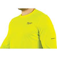 Workskin Lightweight High Visibility Shirt, Men's, Small, Yellow Superchem Industries