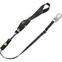 Longe utilitaire &agrave; amortisseur d'&eacute;nergie V-Series, 6', Point d'ancrage &agrave; Crochet mousqueton, Crochet mousqueton aux jambes, Nylon Superchem Industries