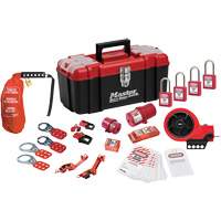 Premier Lockout Kit with Zenex Thermoplastic Locks, Electrical Kit, 21 Components Superchem Industries