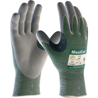 ATG MaxiCut&reg; Engineered Yarn Cut Resistant Gloves, Size Large, 15 Gauge, Nitrile Coated, Engineered Yarn Shell, ASTM ANSI Level A2/EN 388 Level 3/EN 388 Level B Superchem Industries