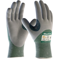 ATG MaxiCut&reg; Engineered Yarn Cut Resistant Gloves, Size Large, 15 Gauge, Nitrile Coated, Engineered Yarn Shell, ASTM ANSI Level A2/EN 388 Level 3/EN 388 Level B Superchem Industries