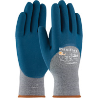 ATG MaxiFlex&reg; Comfort Seamless Knit Gloves, Large, Nitrile Coating, 15 Gauge, Nylon Shell Superchem Industries