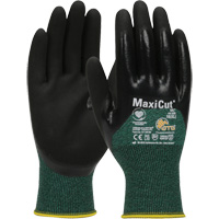 ATG MaxiCut&reg; Oil Cut-Resistant Gloves, Size Large, 15 Gauge, Nitrile Coated, Engineered Yarn Shell, ASTM ANSI Level A2/EN 388 Level 3/EN 388 Level B Superchem Industries