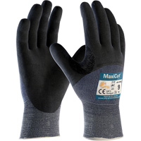 ATG MaxiCut&reg; Ultra Seamless Knit Cut Resistant Gloves, Size Large, 15 Gauge, Nitrile Coated, Engineered Yarn Shell, ASTM ANSI Level A3/EN 388 Level 5/EN 388 Level C Superchem Industries