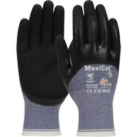 ATG MaxiCut&reg; Oil Cut-Resistant Gloves, Size Large, 15 Gauge, Nitrile Coated, Engineered Yarn Shell, ASTM ANSI Level A3/EN 388 Level 4/EN 388 Level C Superchem Industries
