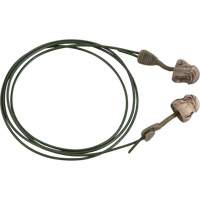Bouchons d'oreilles en mousse camo sans roulement &agrave; tourner Glide, Vrac - Boîte, Avec cordon Superchem Industries