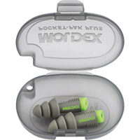 Bouchons d'oreilles r&eacute;utilisables Alphas, Sans cordon, Vrac - &eacute;tui en plastique, 27 dB NRR, Taille unique Superchem Industries