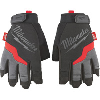 Performance Fingerless Gloves, Synthetic Palm, Size Small Superchem Industries