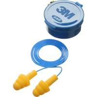 E-A-R Ultrafit Premolded Earplugs, Corded, Pair - Plastic Case, 25 dB NRR, One-Size Superchem Industries