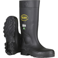 Dynamic Boss&reg; Full Safety Boot, PVC, Steel Toe, Size 6, Puncture Resistant Sole Superchem Industries