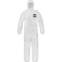 Safegard GP Coveralls, Medium, White, SMMS Superchem Industries