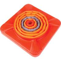 C&ocirc;ne de signalisation repliable, 18" h, Orange Superchem Industries
