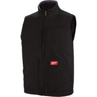 Heavy-Duty Sherpa-Lined Vest, Men's, Small, Black Superchem Industries