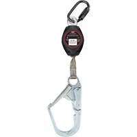 Cordage de s&eacute;curit&eacute; autor&eacute;tractable avec grand mousqueton Dynamic, 7', Polyester, Pivotant Superchem Industries