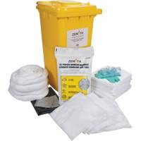 Trousse contre les d&eacute;versements, Huile seulement, Bac, Absorbance de 63 gal. US Superchem Industries