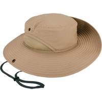 Chapeau l&eacute;ger de forestier Chill-Its 8936 avec panneau en maille, Khaki Superchem Industries