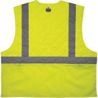 Veste de s&eacute;curit&eacute; refroidissante Chill-Its 6668, Petit, Jaune lime haute visibilit&eacute; Superchem Industries