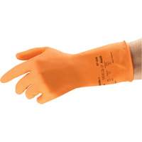 Gants r&eacute;sistants aux produits chimiques AlphaTec 87-320, Taille 9,5, 11,8" lo, Latex de caoutchouc, Doublure en Coton/Ouat&eacute;e, 17 mils Superchem Industries