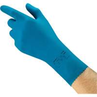 Gants r&eacute;sistants aux produits chimiques AlphaTec 88-356 pour l'industrie alimentaire, Taille 7, 12" lo, Latex de caoutchouc, 17 mils Superchem Industries