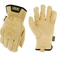 Driver's Work Gloves, 8, Grain Cowhide Palm Superchem Industries