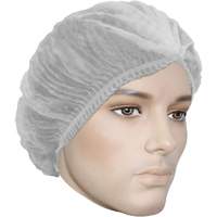 Bonnet bouffant pliss&eacute; Cova-Cap, Polypropyl&egrave;ne, 21", Blanc Superchem Industries