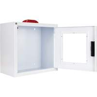 Grande armoire standard pour DEA avec alarme & stroboscope, Zoll AED Plus/Zoll AED 3/Cardio-Science/Physio-Control Pour, Non m&eacute;dical Superchem Industries