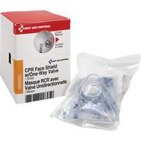 SmartCompliance&reg; Refill CPR Faceshield with One-Way Valve, Single Use Faceshield, Class 2 Superchem Industries