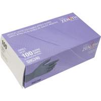 Gants jetables de calibre m&eacute;dical, Petit, Nitrile, 6 mils, Sans poudre, Noir, Classe 2 Superchem Industries