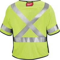 Gilet de s&eacute;curit&eacute; &agrave; maille d&eacute;tachable, Noir/Jaune lime haute visibilit&eacute;, Moyen/Petit Superchem Industries