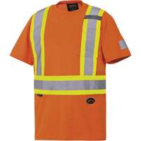 6978 Safety T-Shirt, Cotton, Large, Orange Superchem Industries