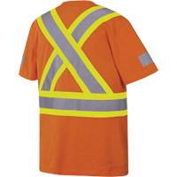 6978 Safety T-Shirt, Cotton, Large, Orange Superchem Industries