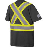 6976 Safety T-Shirt, Cotton, Small, Black Superchem Industries