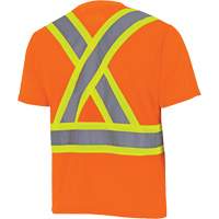 6990 Bird's-Eye Safety Shirt, Polyester, X-Small, High Visibility Orange Superchem Industries
