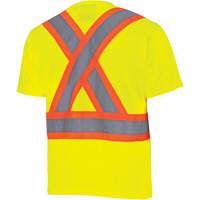 6991 Chandail de s&eacute;curit&eacute; en il-de-perdrix, Polyester, 3T-Grand, Jaune lime haute visibilit&eacute; Superchem Industries