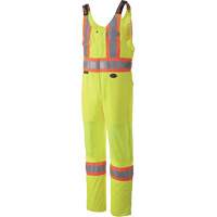 6000 Safety Overalls, Polyester, X-Small, High Visibility Lime-Yellow Superchem Industries
