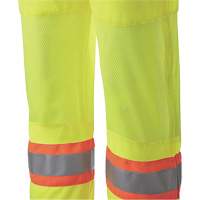 6000 Safety Overalls, Polyester, X-Small, High Visibility Lime-Yellow Superchem Industries