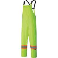 5599 Lightweight Waterproof Rain Suit, Polyester/PVC, X-Small, High Visibility Lime-Yellow Superchem Industries