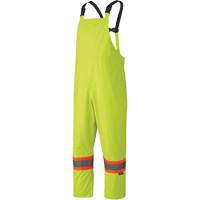5609 210D Waterproof Rain Suit, Polyester/PVC, X-Small, High Visibility Lime-Yellow Superchem Industries