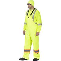 5629 The Rock 300D Bib Pants, Polyester, Small, High Visibility Lime-Yellow Superchem Industries