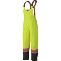 5405 Salopettes imperm&eacute;ables 300D Trilobal antid&eacute;chirure, Polyester, T-petit, Jaune lime haute visibilit&eacute; Superchem Industries